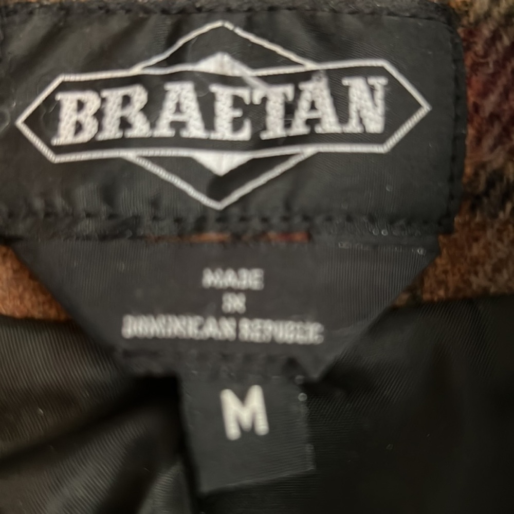 Braetan women’s jacket brown plaid size Medium - Picture 3 of 4